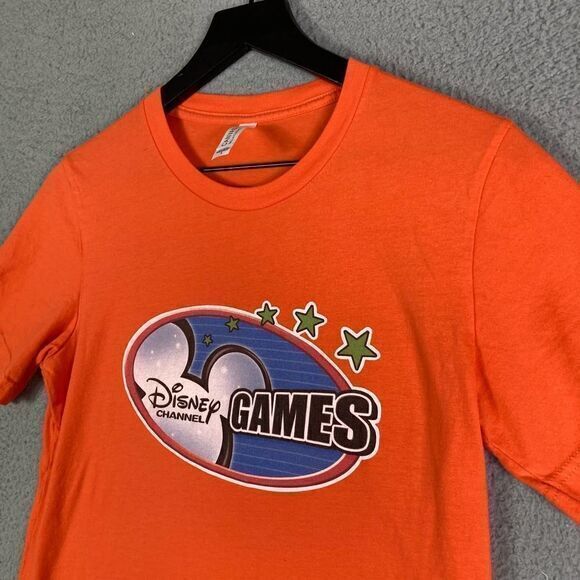 Disney Channel Games T-Shirt Adult Small Orange Graphic Tee Top Short Sleeve - Picture 9 of 9